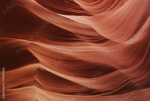 Bright texture of Antelope Canyon