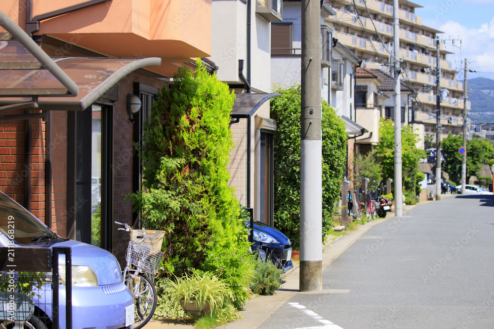 Obraz premium 日本の住宅街