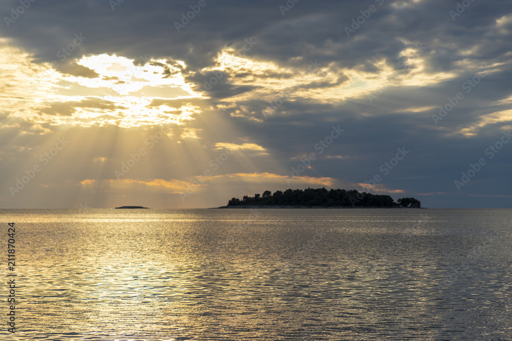 Seascape sunset in Croatia Seascape sunset in Croatia
