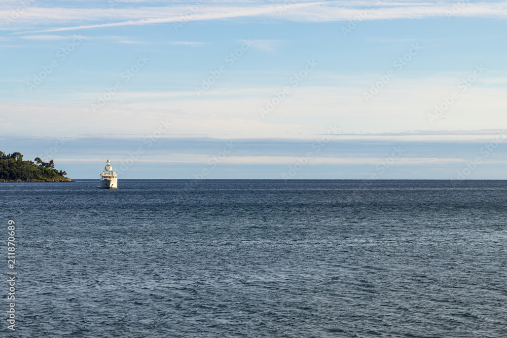 Seascape on a sunny day