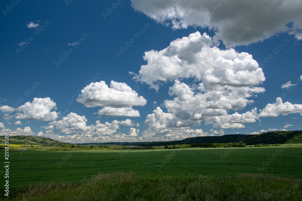 Farm land in the Qu'Appelle Valley, Eastern Saskatchewan, Canada. Farm land in the Qu'Appelle Valley, Eastern Saskatchewan, Canada.