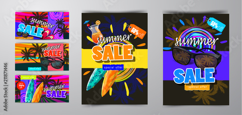 summer sale template banner © bastinda18