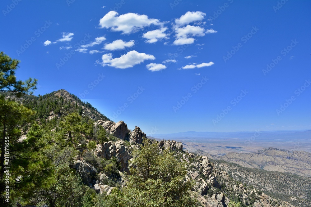Clouds over Mount Lemmon Arizona Tucson Scenic Desert Sky Island