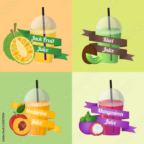Fruit Juice Vector