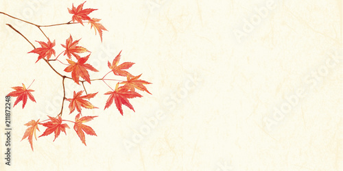 紅葉水彩和紙背景stock Illustration Adobe Stock 紅葉水彩和紙背景stock Illustration Adobe Stock