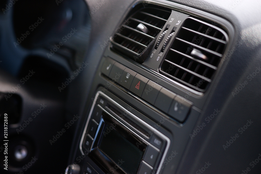 fragment of car interior