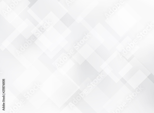 Abstract elegant gray and white squares pattern background texture.