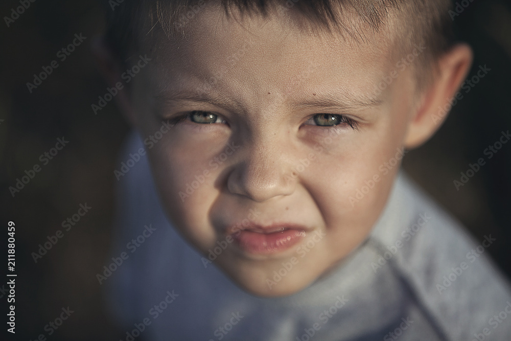 Portrait of a beautiful cute boy, preschool age. Portrait of a beautiful cute boy, preschool age.