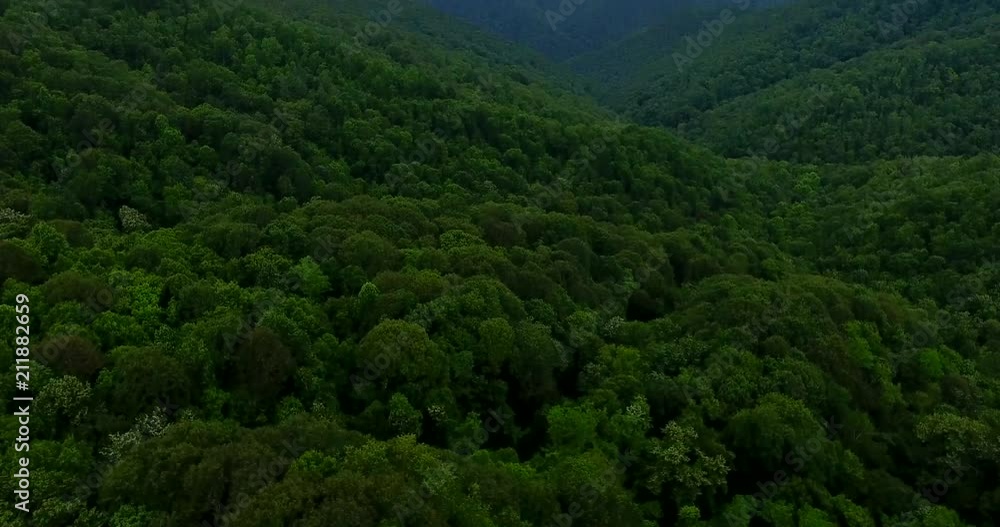 Great smoky mountains areal view Great smoky mountains areal view