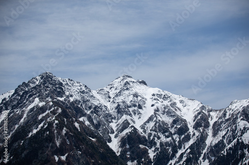 snowy mountain view, TATEYAMA KUROBE Alpine route © 9Air