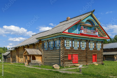 Open air museum in Semenkovo, Russia