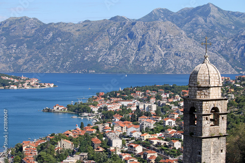 Church of Our Lady of Remedy Kotor bay Montenegro