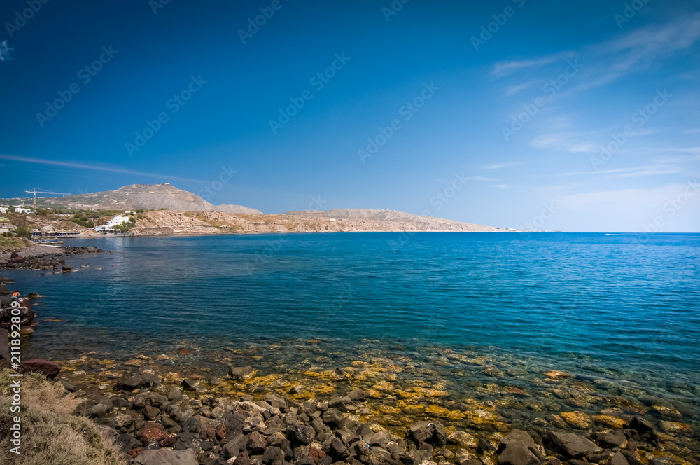 Obraz premium Santorini sea view