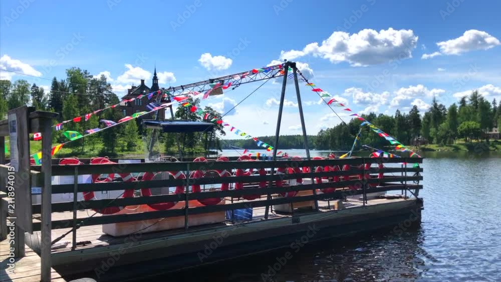 The ferry that will take us to Oil Island in Sweden, the worlds oldest preserved oli refinery The ferry that will take us to Oil Island in Sweden, the worlds oldest preserved oli refinery