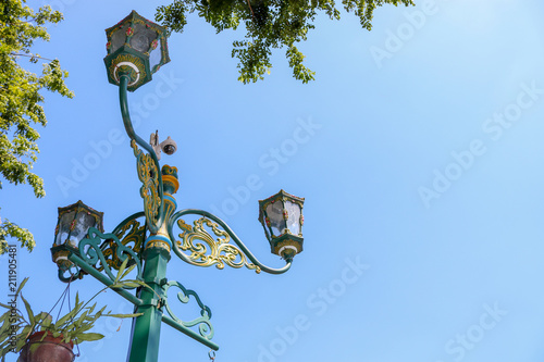 Antique lamps on the street | Indonesian City