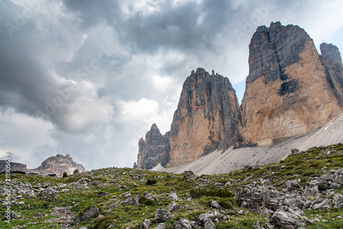 Dolomites and three peaks of Lavaredo