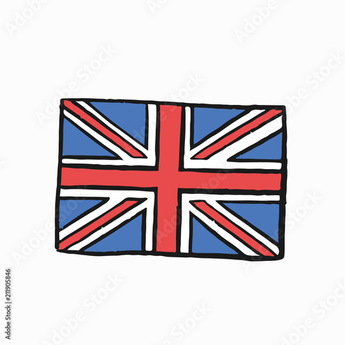 Flag of the United Kingdom illustration