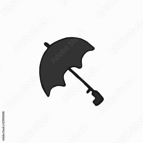 Umbrella for a rainy day in London