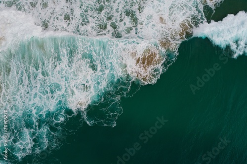 Wallpaper Mural Sea waves and surf on a sunny day Torontodigital.ca