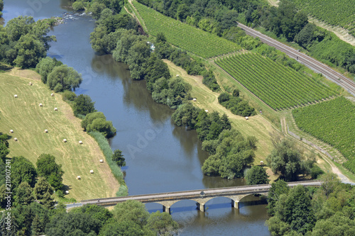 luitpoldbrücke über die nahe bei oberhausen photo