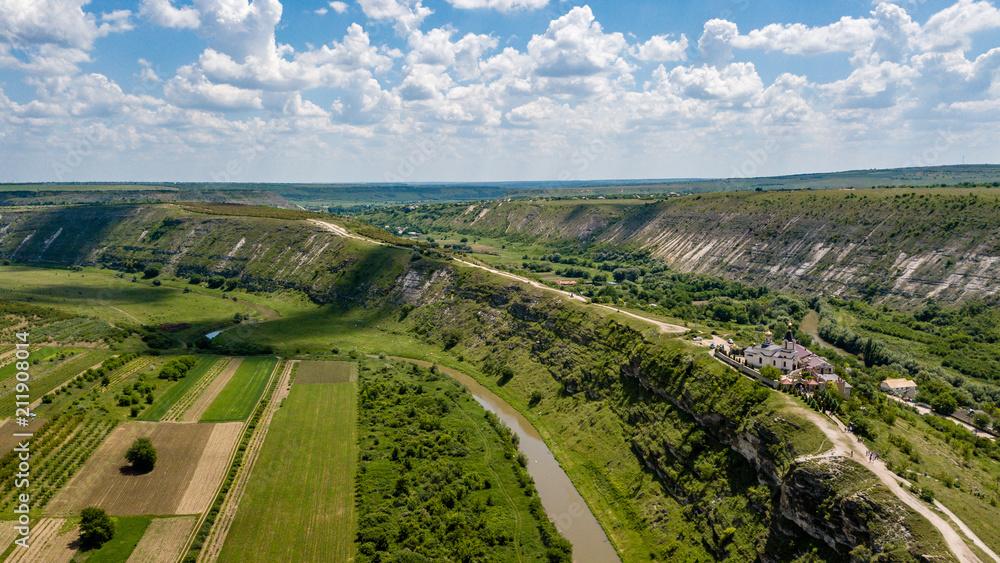 Moldova, Orheiul Vechi: The Church and the monastery on Butuceni - 