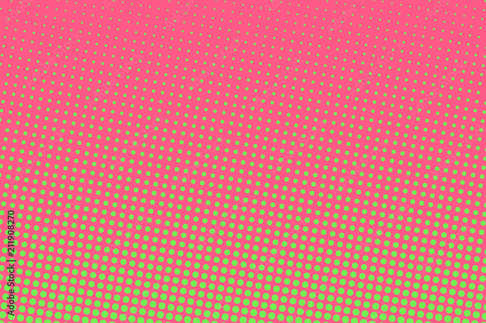 Pink-green halftone background. Digital gradient. Abstract backdrop with circles, point, dots. Pink-green halftone background. Digital gradient. Abstract backdrop with circles, point, dots.
