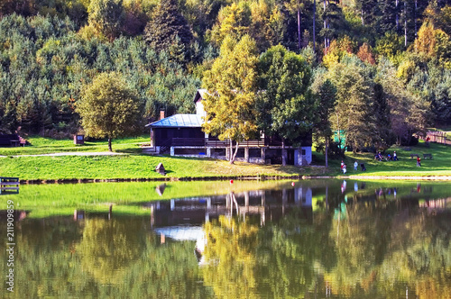 Chalet by lake