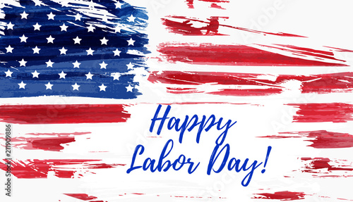 USA Labor day background