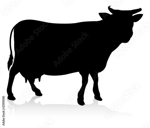 Cow Farm Animal Silhouette