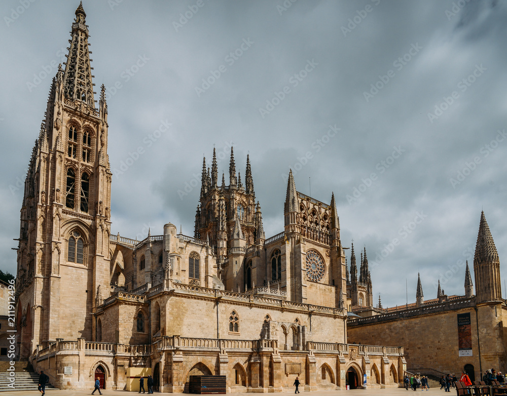 13th-century Burgos Cathedral is outstanding for the elegance and harmony of its architecture - UNESCO World Heritage designation