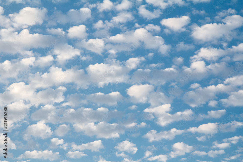 Fototapeta premium Cloudscape sky in sunny summer day