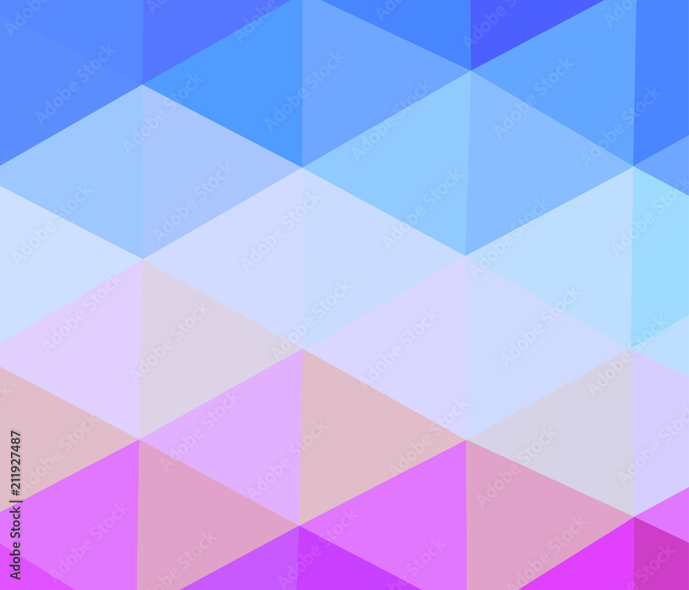 Fototapeta premium Geometric patterns set. Colorful abstract mosaic backgrounds. Vector illustration EPS 10.