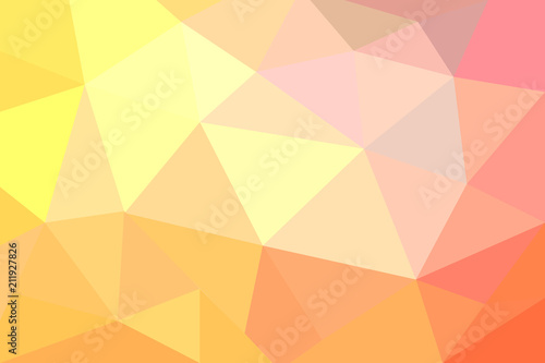 Abstract Triangle Geometrical Multicolored Background  Vector Illustration