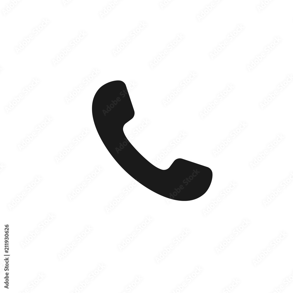 Phone icon, sign. Handset. Vector illustration app Phone icon, sign. Handset. Vector illustration app