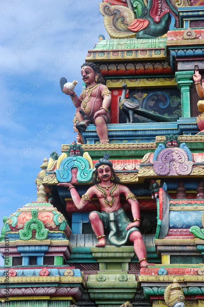 La Réunion - Temple tamoul à Saint-Leu