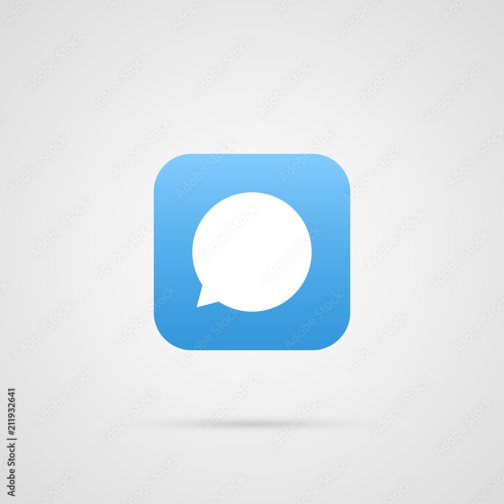 Typing in a chat bubble icon illustration isolated vector, comment sign symbol app Typing in a chat bubble icon illustration isolated vector, comment sign symbol app