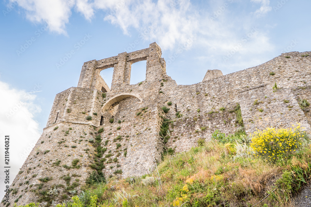 Ancient medieval castle in Squillace Calabria, Italy