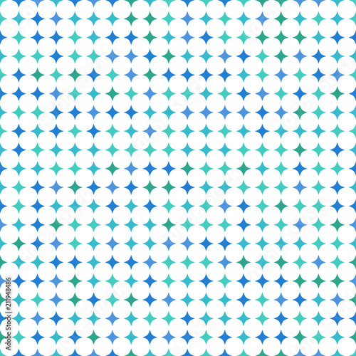 Seamless geometric pattern. Modern ornament with stars. Geometric abstract pattern