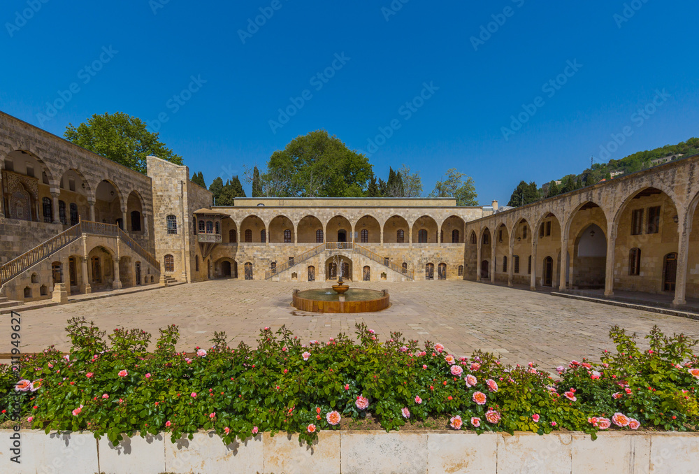 Emir Bachir Chahabi Palace Beit ed-Dine in mount Lebanon Middle east