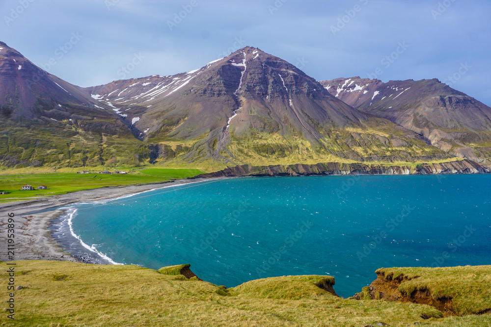 Beautiful surroundings of Borgarfjordur Eystri in Iceland Beautiful surroundings of Borgarfjordur Eystri in Iceland