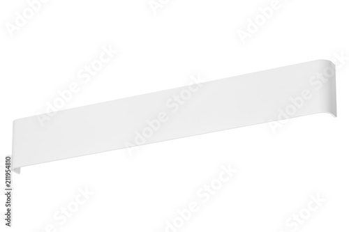 Free Download Simple, minimalistic LED lamp sconce isolated on white background - GFXLoad