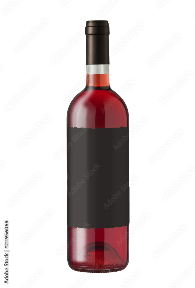 Wine bottle on white Wine bottle on white