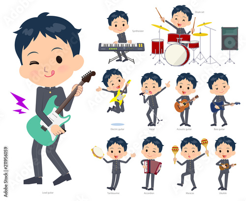 school boy gakuran_pop music