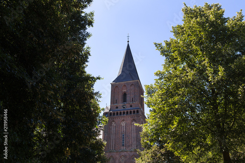 emmerich historic town on the rhine river nrw germany photo