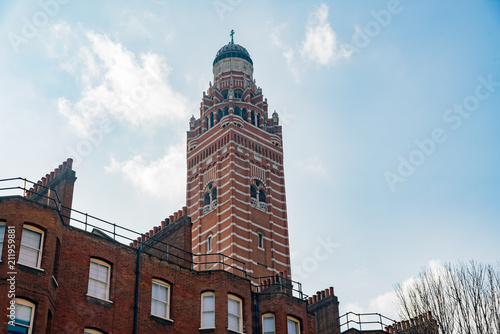 Exterior view of the Westminster Cathedral photo