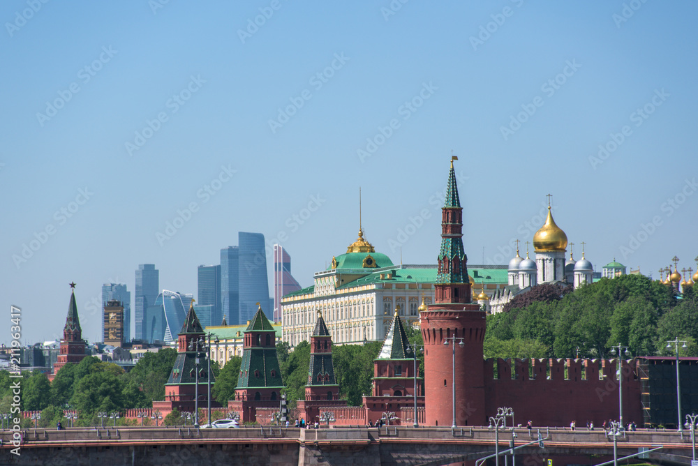 Moscow. Panorama of the Moscow Kremlin