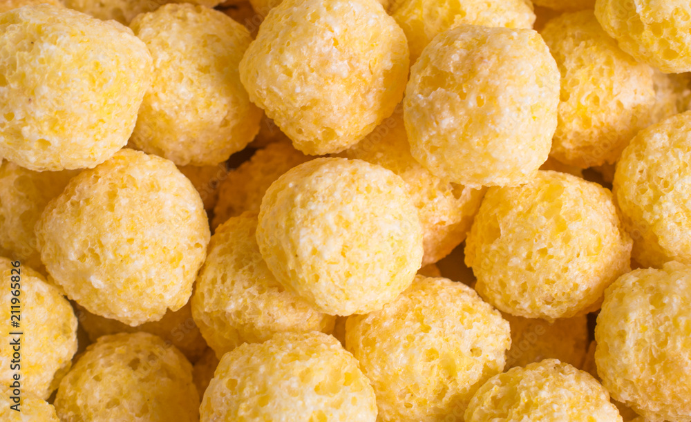 Food background and textures: cornflakes Food background and textures: cornflakes
