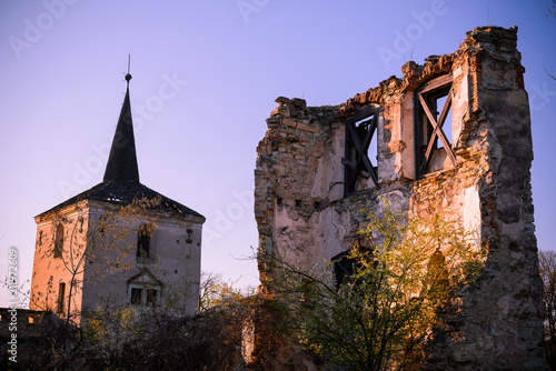 Kornis Castle (detail) photo