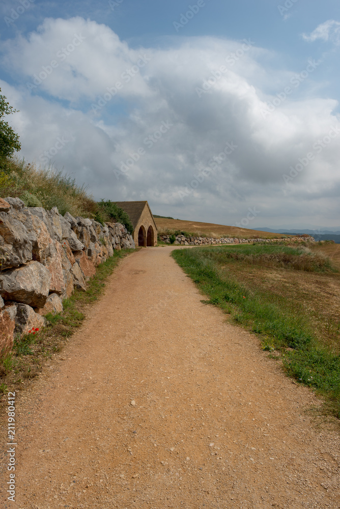 Camino de Santiago as it passes through Navarra Camino de Santiago as it passes through Navarra
