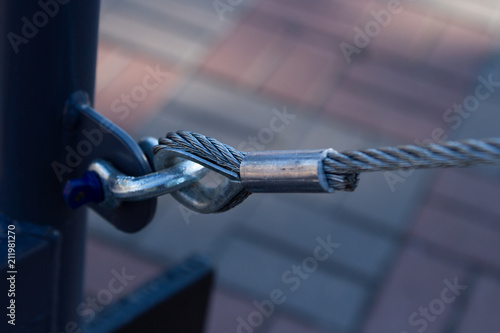 Canvastavla Loop connection of metal parts
